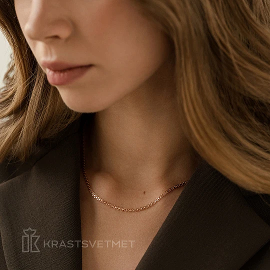 Цепь золотая НЦ 12-040 0.35 | Цепи купить по выгодной цене в ювелирном магазине ⭐️ «Золотая Подкова»