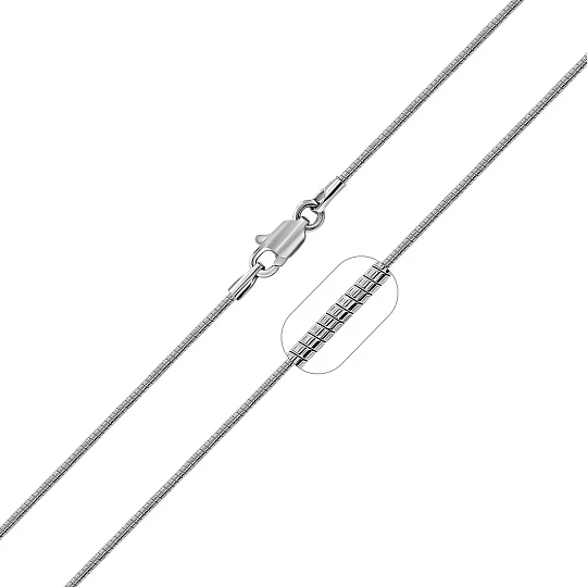 Цепь серебряная OMT100-Rd | Ювелирные изделия Женские серебряные купить по выгодной цене в ювелирном магазине ⭐️ «Золотая Подкова»