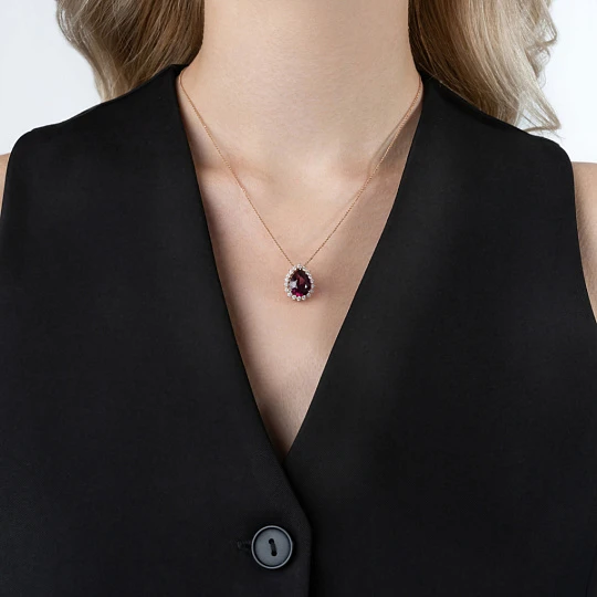 Колье золотое 906-00537-10-11-16-10 | Колье с бриллиантами купить по выгодной цене в ювелирном магазине ⭐️ «Золотая Подкова»