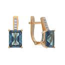 Серьги золотые 1043192-11130-T | Серьги золотые 1043192-11130-T купить по цене 54587 руб. в ювелирном магазине ⭐️ «Золотая Подкова»