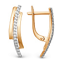 Серьги золотые 012342-1102 | Серьги золотые 012342-1102 купить по цене 46093 руб. в ювелирном магазине ⭐️ «Золотая Подкова»