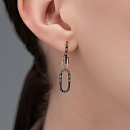 Серьги золотые 26080-164 | Серьги золотые 26080-164 купить по цене 165176 руб. в ювелирном магазине ⭐️ «Золотая Подкова»