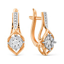 Серьги золотые Т13102Б517 | Серьги золотые Т13102Б517 купить по цене 141879 руб. в ювелирном магазине ⭐️ «Золотая Подкова»