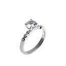 Кольцо серебряное CAS2852R | Кольцо серебряное CAS2852R купить по цене 2666 руб. в ювелирном магазине ⭐️ «Золотая Подкова»