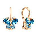 Серьги золотые С135-211М2 | Серьги золотые С135-211М2 купить по цене 24870 руб. в ювелирном магазине ⭐️ «Золотая Подкова»