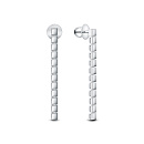 Серьги серебряные 00966-21-090101-00 | Серьги серебряные 00966-21-090101-00 купить по цене 12989 руб. в ювелирном магазине ⭐️ «Золотая Подкова»