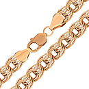 Цепь серебряная ТБ-1060поз. Тройной бисмарк | Цепь серебряная ТБ-1060поз. Тройной бисмарк купить по цене 33454 руб. в ювелирном магазине ⭐️ «Золотая Подкова»