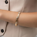 Браслет золотой А 023047 | Браслет золотой А 023047 купить по цене 133450 руб. в ювелирном магазине ⭐️ «Золотая Подкова»