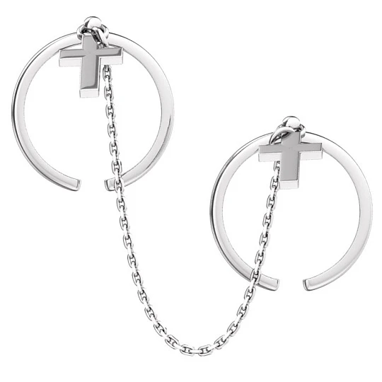 Кольцо серебряное 0121669-00245 | Ювелирные изделия в сети Золотая Подкова