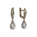 Серьги золотые 1029512-11150 | Серьги золотые 1029512-11150 купить по цене 81607 руб. в ювелирном магазине ⭐️ «Золотая Подкова»
