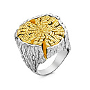 Кольцо серебряное К-11-0294W поз. | Кольцо серебряное К-11-0294W поз. купить по цене 37628 руб. в ювелирном магазине ⭐️ «Золотая Подкова»