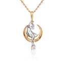 Подвеска золотая 03-3591-00-401-1111 | Подвеска золотая 03-3591-00-401-1111 купить по цене 29171 руб. в ювелирном магазине ⭐️ «Золотая Подкова»