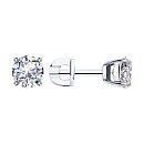 Серьги серебряные 94-122-01550-1 | Серьги серебряные 94-122-01550-1 купить по цене 2862 руб. в ювелирном магазине ⭐️ «Золотая Подкова»