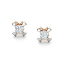 Серьги золотые 26047-100 | Серьги золотые 26047-100 купить по цене 54521 руб. в ювелирном магазине ⭐️ «Золотая Подкова»