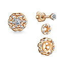 Серьги золотые 24351-100 | Серьги золотые 24351-100 купить по цене 123984 руб. в ювелирном магазине ⭐️ «Золотая Подкова»