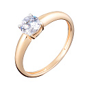 Кольцо золотое 1042981-11210 | Кольцо золотое 1042981-11210 купить по цене 28470 руб. в ювелирном магазине ⭐️ «Золотая Подкова»