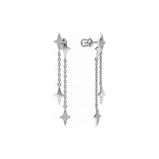 Серьги из серебра