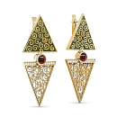 Серьги серебряные 12-371-3513