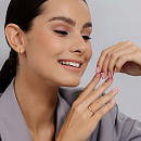 Серьги золотые 25871-100 | Серьги золотые 25871-100 купить по цене 103065 руб. в ювелирном магазине ⭐️ «Золотая Подкова»