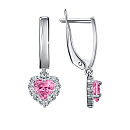 Серьги серебряные С630-1666М1 | Серьги серебряные С630-1666М1 купить по цене 2705 руб. в ювелирном магазине ⭐️ «Золотая Подкова»