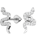 Серьги серебряные 6001595-00775 | Серьги серебряные 6001595-00775 купить по цене 1460 руб. в ювелирном магазине ⭐️ «Золотая Подкова»