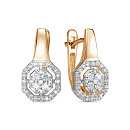 Серьги золотые С1641-120 | Серьги золотые С1641-120 купить по цене 212625 руб. в ювелирном магазине ⭐️ «Золотая Подкова»