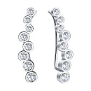 Серьги серебряные 94021652 | Серьги серебряные 94021652 купить по цене 4213 руб. в ювелирном магазине ⭐️ «Золотая Подкова»