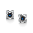 Серьги золотые 25979-202 | Серьги золотые 25979-202 купить по цене 63553 руб. в ювелирном магазине ⭐️ «Золотая Подкова»