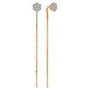 Серьги золотые 25101-100 | Серьги золотые 25101-100 купить по цене 106384 руб. в ювелирном магазине ⭐️ «Золотая Подкова»