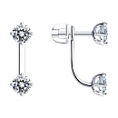 Серьги серебряные 94026005 | Серьги серебряные 94026005 купить по цене 3940 руб. в ювелирном магазине ⭐️ «Золотая Подкова»