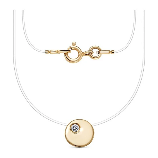 Колье золотое Кл110-1649-40,0Бр | Золотые колье купить по выгодной цене в ювелирном магазине ⭐️ «Золотая Подкова»