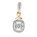 Подвеска золотая 35097-100 | Подвеска золотая 35097-100 купить по цене 58957 руб. в ювелирном магазине ⭐️ «Золотая Подкова»