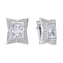 Серьги серебряные 12-793-21500 | Серьги серебряные 12-793-21500 купить по цене 8394 руб. в ювелирном магазине ⭐️ «Золотая Подкова»