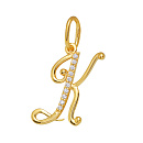 Подвеска золотая 85952 К | Подвеска золотая 85952 К купить по цене 17865 руб. в ювелирном магазине ⭐️ «Золотая Подкова»