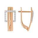 Серьги золотые 018542-1102 | Серьги золотые 018542-1102 купить по цене 43680 руб. в ювелирном магазине ⭐️ «Золотая Подкова»