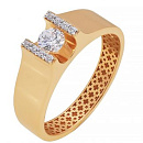 Кольцо золотое 902-00513-10-00-20-00 | Кольцо золотое 902-00513-10-00-20-00 купить по цене 63225 руб. в ювелирном магазине ⭐️ «Золотая Подкова»