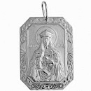 Подвеска серебряная 8593с Св.Варвара | Подвеска серебряная 8593с Св.Варвара купить по цене 678 руб. в ювелирном магазине ⭐️ «Золотая Подкова»