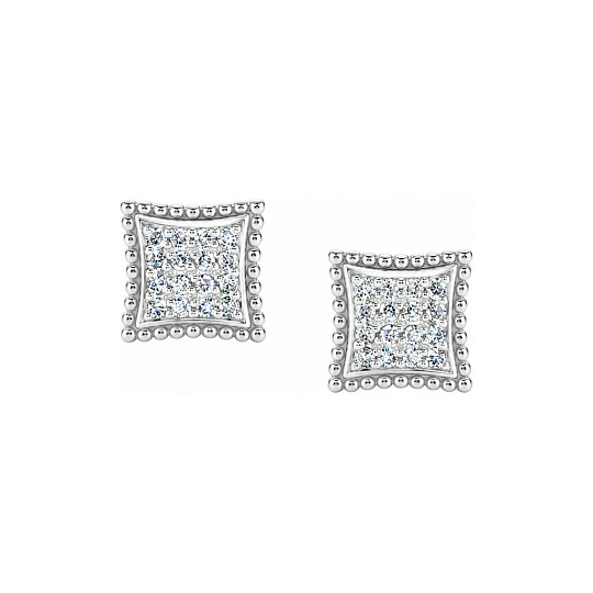 Серьги из золота с бриллиантами