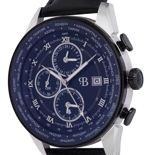 Часы "Русское Время" 75175752кк кварцевые, муж. | Ювелирные изделия Мужские купить по выгодной цене в ювелирном магазине ⭐️ «Золотая Подкова»