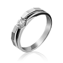 Кольцо золотое 01-5121-00-501-1120-38 | Кольцо золотое 01-5121-00-501-1120-38 купить по цене 47631 руб. в ювелирном магазине ⭐️ «Золотая Подкова»