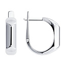 Серьги серебряные 94024140 | Серьги серебряные 94024140 купить по цене 2034 руб. в ювелирном магазине ⭐️ «Золотая Подкова»