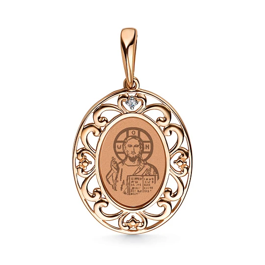 Подвеска золотая 34394-100 | Ювелирные изделия в сети Золотая Подкова