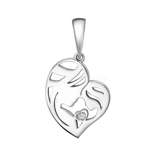 Подвеска серебряная 13-0320р | Ювелирные изделия от бренда Серебро России 💍 купить по доступной цене в ювелирной сети «Золотая Подкова»