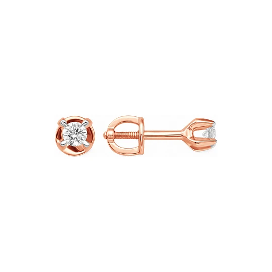Серьги из золота с бриллиантами