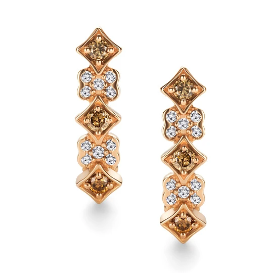 Серьги из золота с бриллиантами