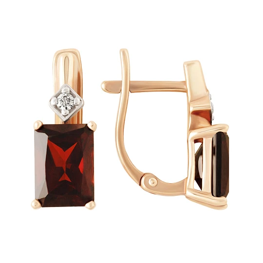 Серьги золотые 1022-11130-G