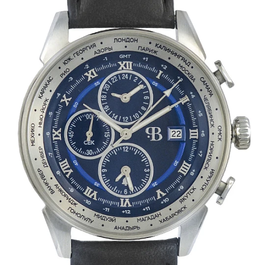 Часы "Русское Время" 75170753кк кварцевые, муж. | Ювелирные изделия Мужские купить по выгодной цене в ювелирном магазине ⭐️ «Золотая Подкова»