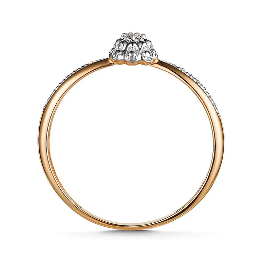 Кольцо из золота с бриллиантами