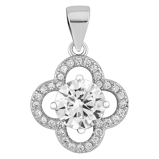 Подвеска серебряная E-60 | Ювелирные изделия в сети Золотая Подкова