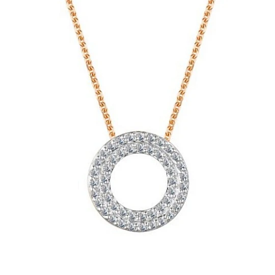 Колье золотое 65580-100 | Золотые колье купить по выгодной цене в ювелирном магазине ⭐️ «Золотая Подкова»